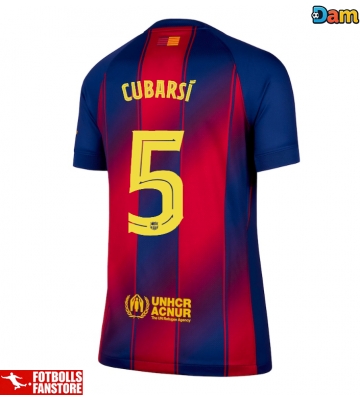 Barcelona Pau Cubarsi #5 Hemmatröja Dam 2025-26 Kortärmad